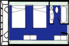 阳台标准间图片