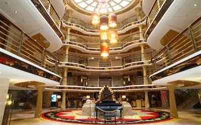 长江黄金五号游轮黄金5号游轮大厅