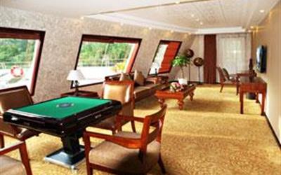 长江黄金五号游轮黄金5号游轮豪套会客厅